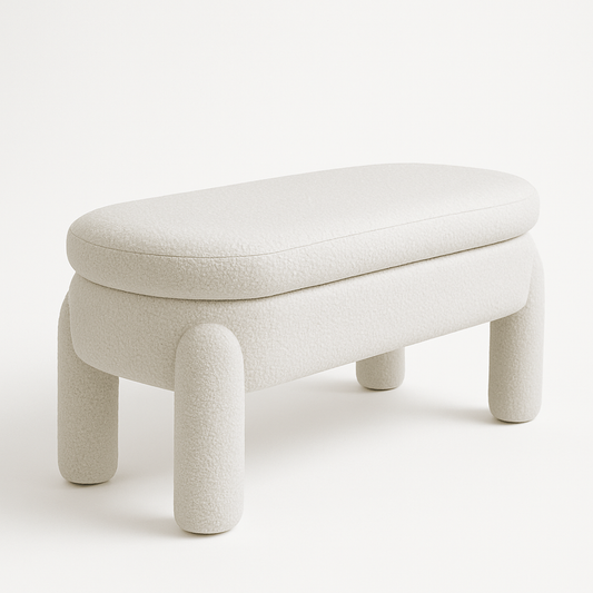 Obsidian Curve Ottoman